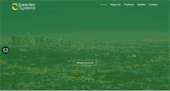 Desktop Screenshot of greentecsystems.com